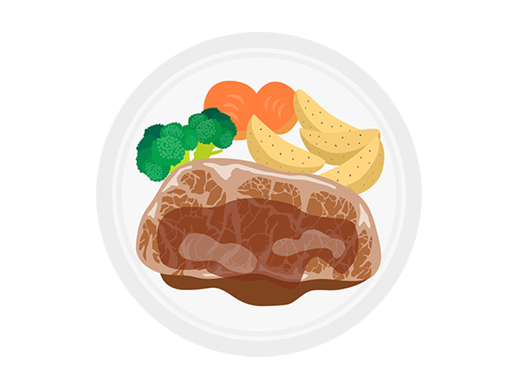 お肉のアイコン